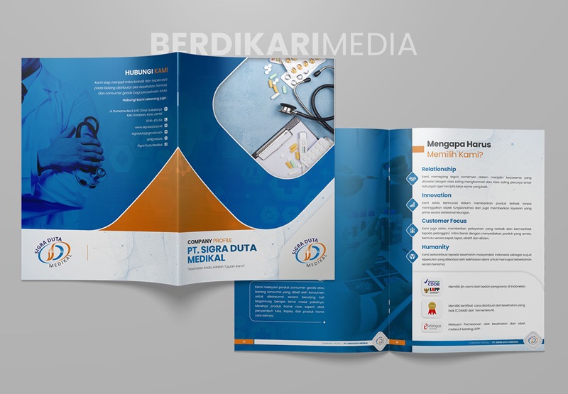 jasa desain company profile bekasi
